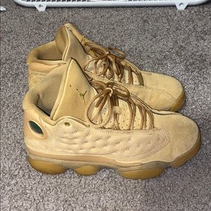 Gold Jordan 13’s
